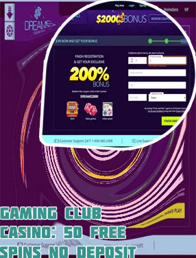 Dream casino no deposit bonus